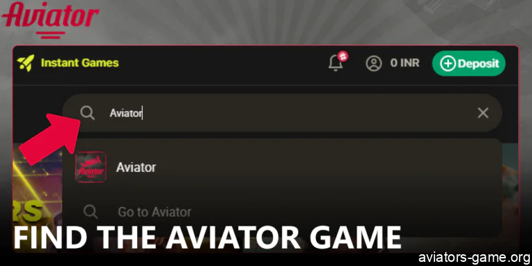 Find the Aviator game